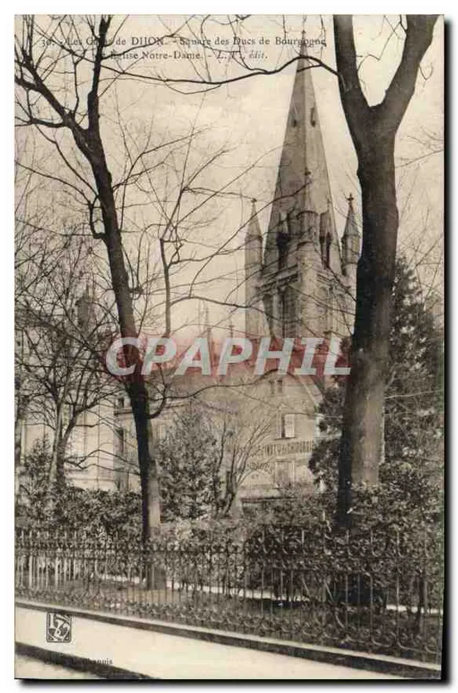 Dijon - Kirche Notre-Dame - Platz der Herzöge von Burgund - Verlag L. P. - Vorderseite
