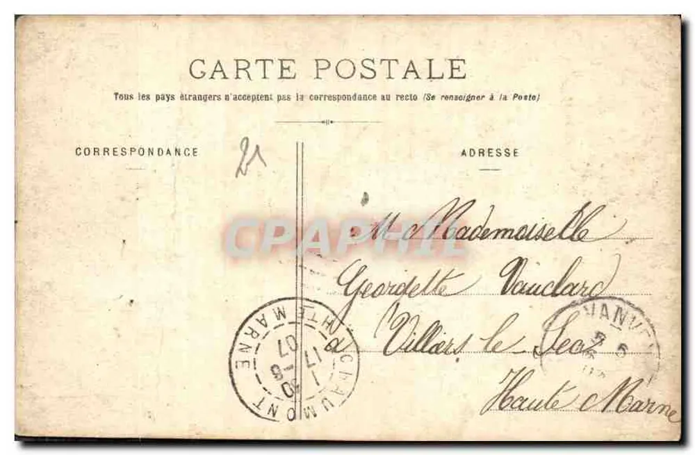 Fonte da Douix — Chaillonn-sur-Seine — H. Bogureau, editor Chaillonn-sur-Seine - Verso