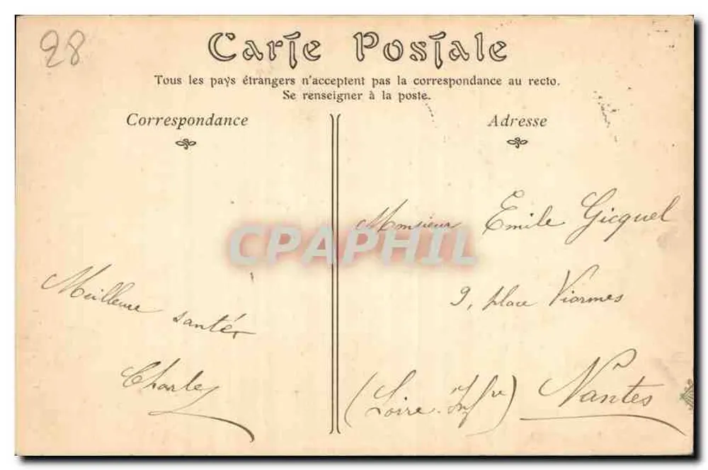 Chartres — Koorstom, 16e eeuw — ND Paris - Achterkant