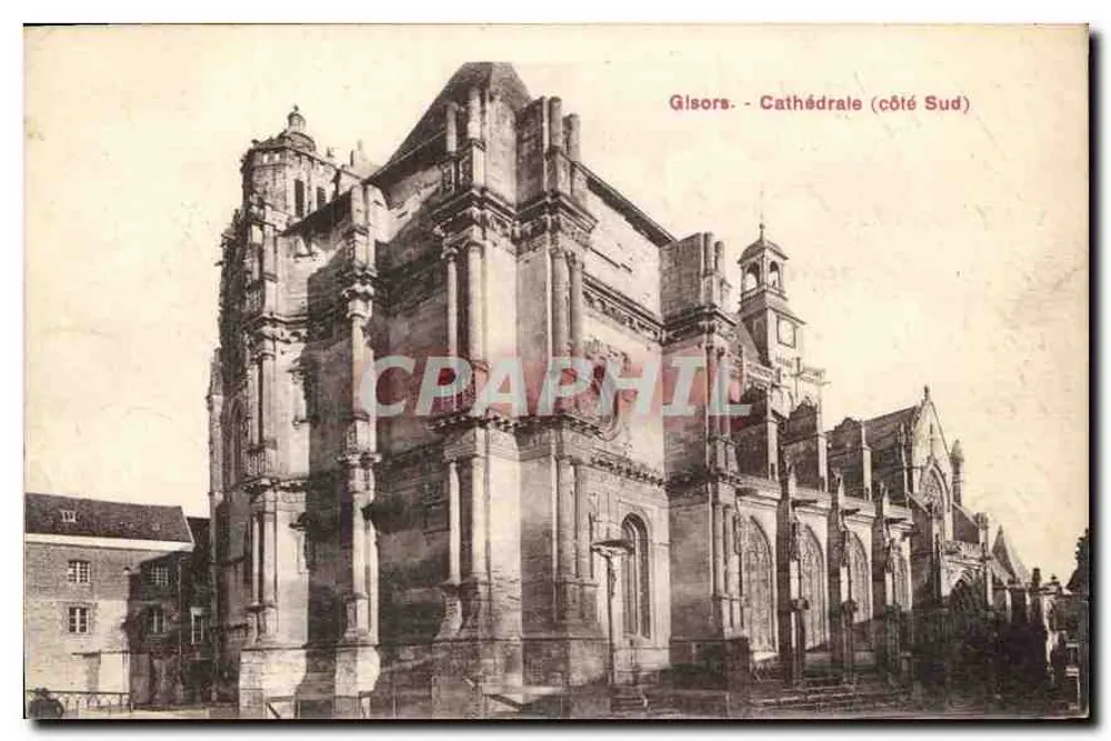 Gisors - Catedral (lado Sul) - Frente
