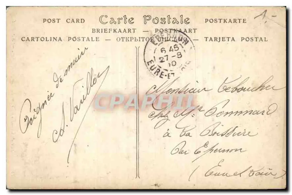 Catedral de CHARTRES — A Virgem do Pilar — ND Pbot. - Verso