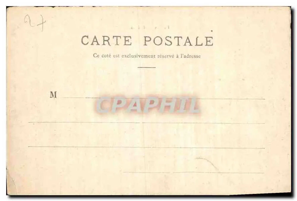 Évreux — Séde do Bispo — Editor não identificado, número de série não visível - Verso