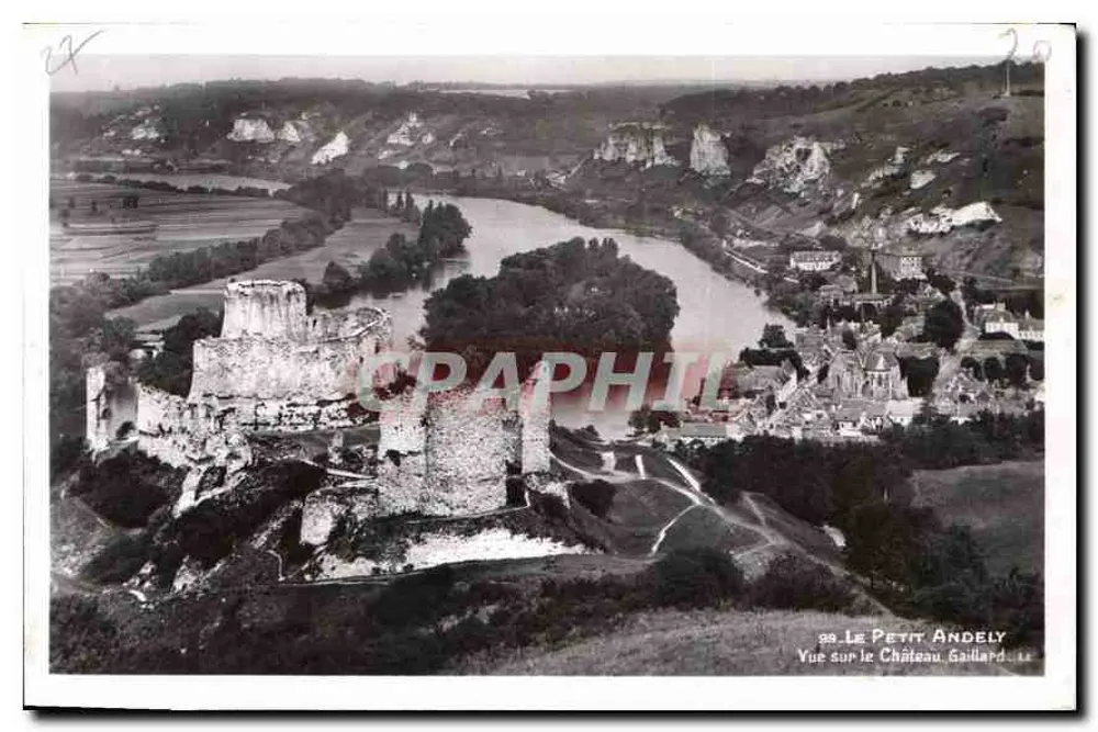 Le Petit Andely — Ansicht des Château Gaillard — Lévy et Neuridien, Paris - Vorderseite