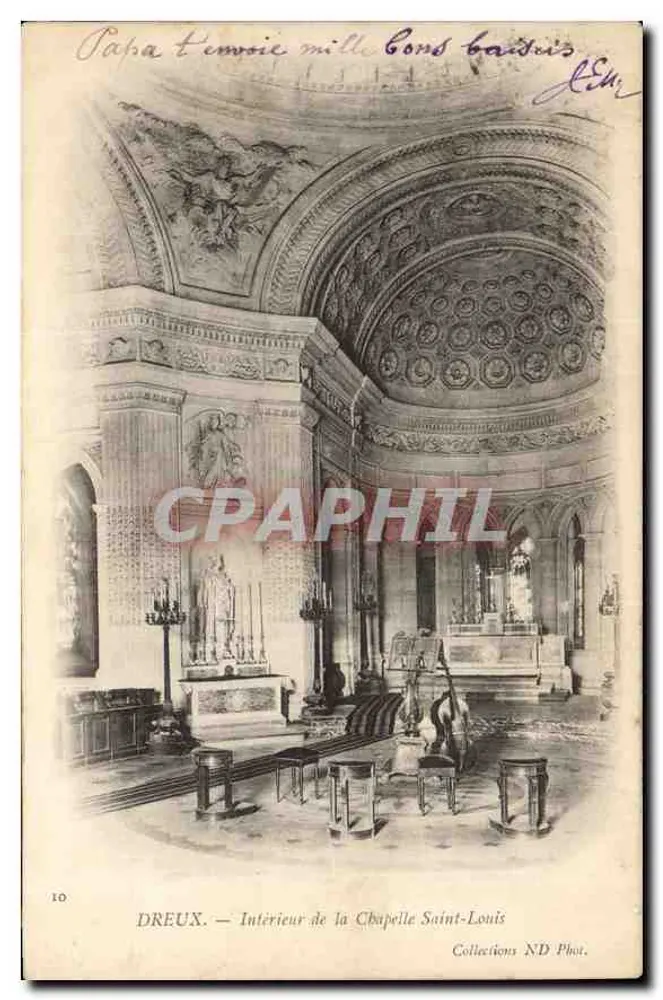 Dreux — Innenansicht der Kapelle Saint-Louis — DREUX Phot. - Vorderseite