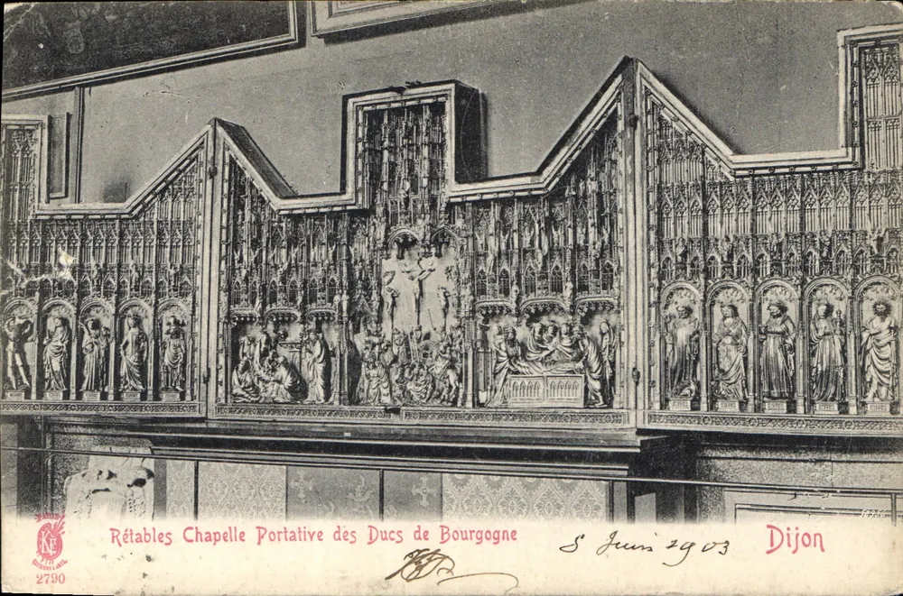 Altarfronten der Portablen Kapelle der Herzöge von Burgund — Dijon — Verleger NE n°2790 - Vorderseite