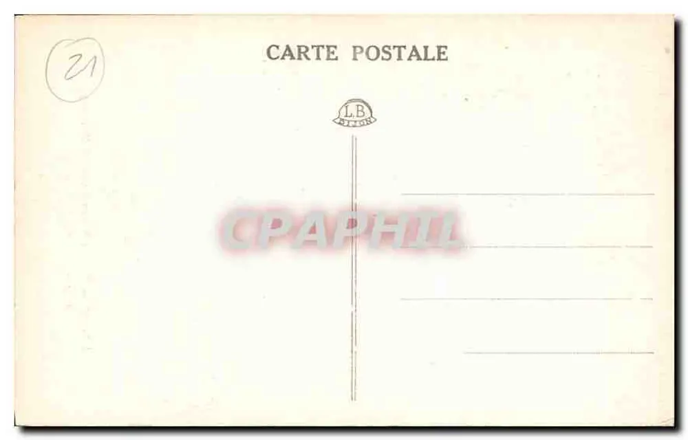 Dijon — Kirche Notre-Dame (13. Jahrhundert) — Die Jacquemard-Turm (Südseite) — Ausgabe P.P. 22 - Rückseite