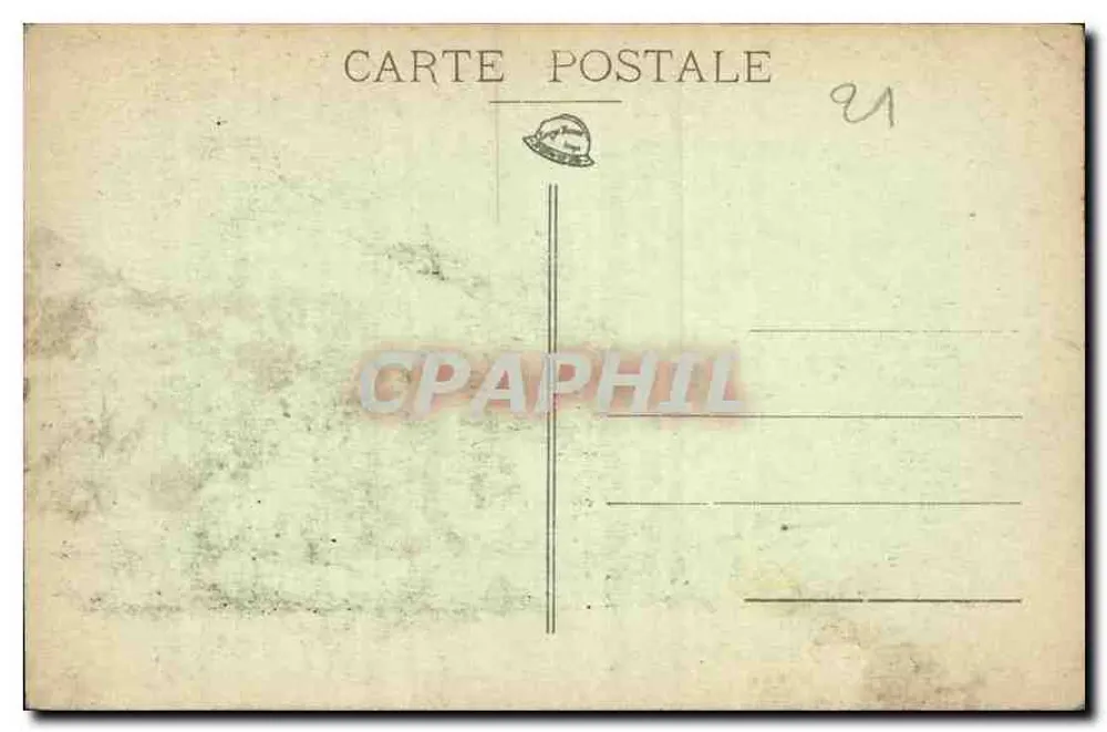 Dijon — Estátua de São Bernardo — Editor não identificado, número de série 36 - Verso