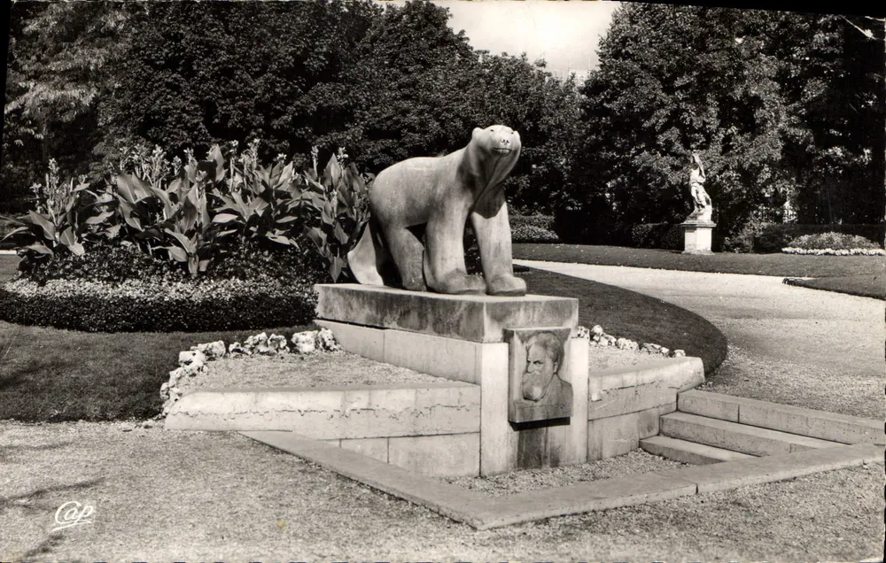 Dijon - Parc Darcy - Der Eisbär — Monument Pompon (Joly Delvalat, Architekt) — C.A.P. n° 422 - Vorderseite
