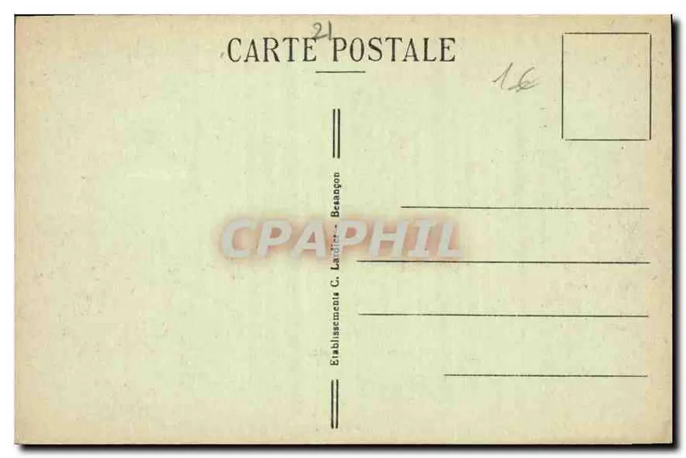 Dijon — Place de la République e Monument Carnot — C.L.B. n°3507 - Verso