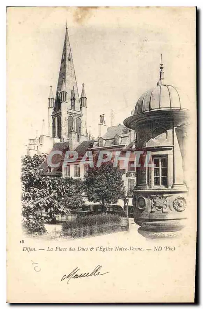 Dijon — La Place des Ducs & L'Église Notre-Dame — ND 'Phot' - Vorderseite