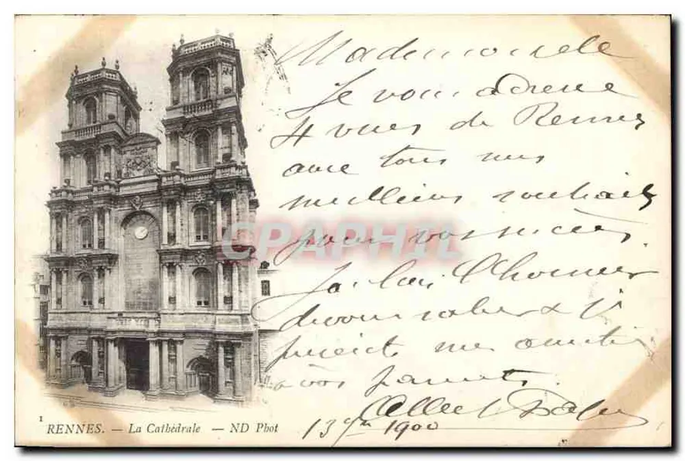 Rennes — A Catedral — ND Fot - Frente