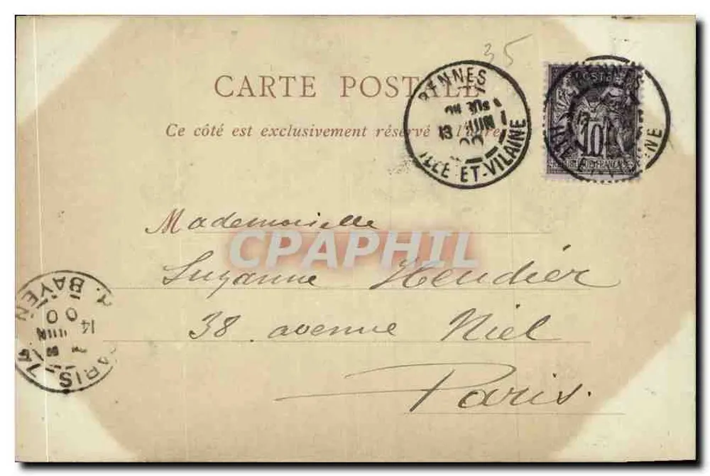 Rennes — A Catedral — ND Fot - Verso