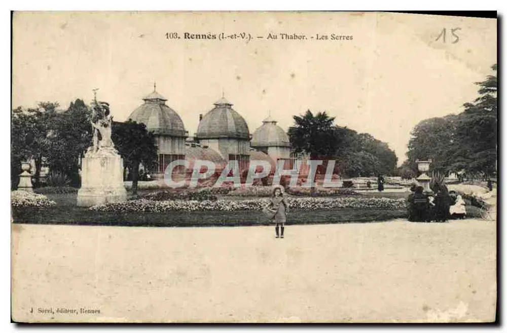 Rennes (Ille-et-Vilaine). - No Thabor. - As Serres — J. Sorel, editor, Rennes - Frente