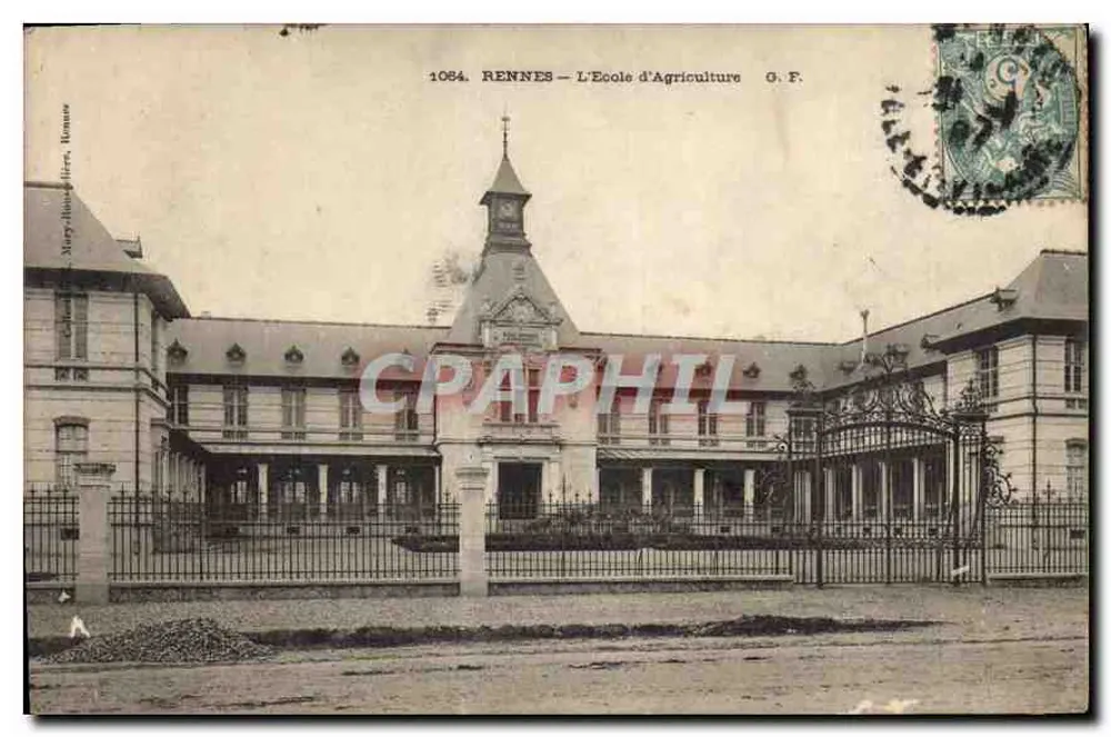 Rennes — A Escola de Agricultura — O.F. — N°1064 - Frente