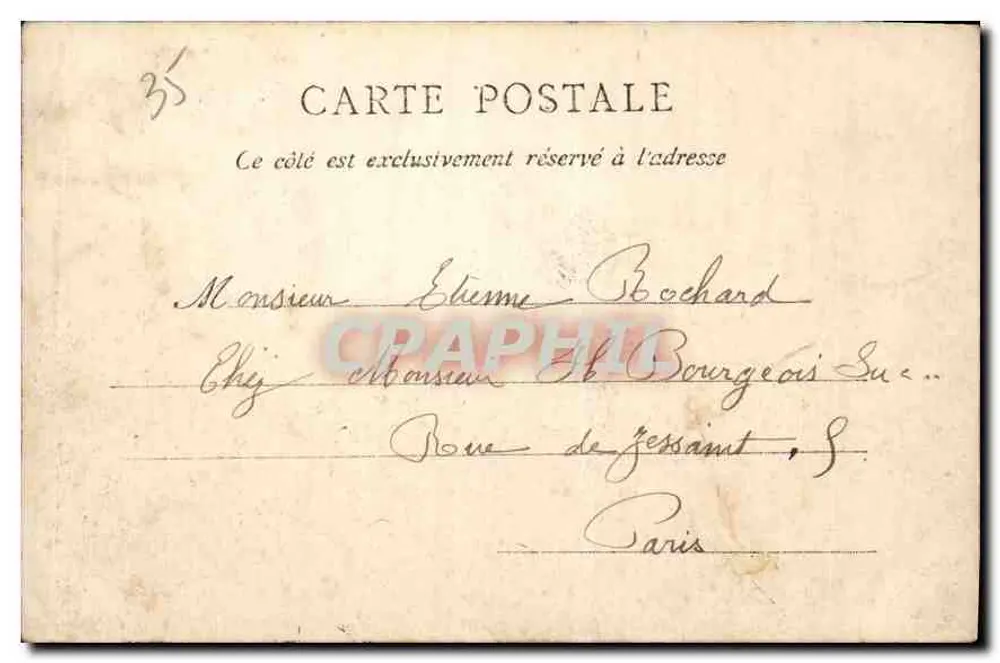 Rennes — A Escola de Agricultura — O.F. — N°1064 - Verso