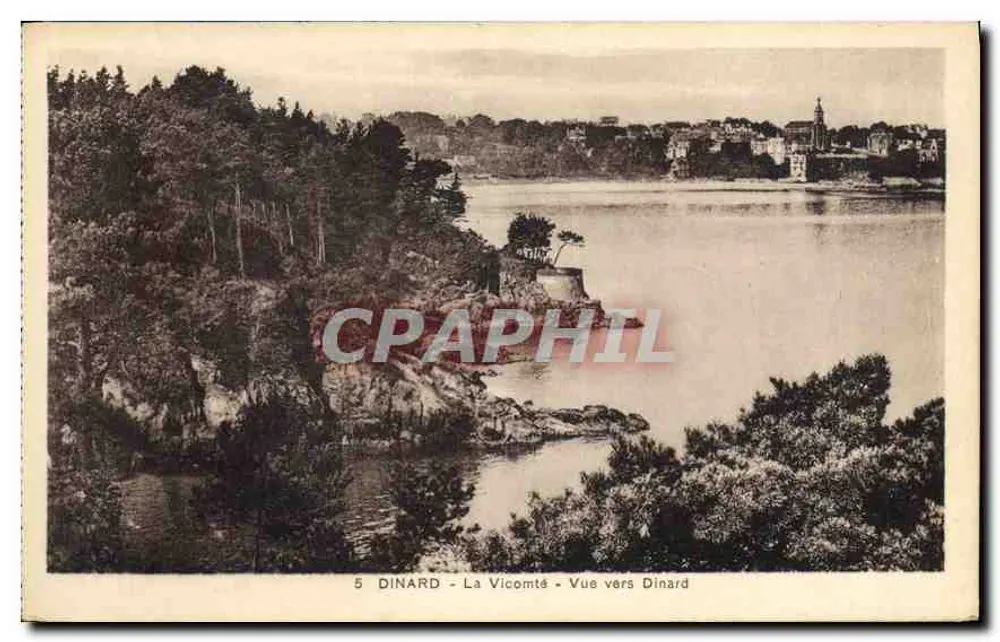 Dinard - La Vicomté - Vista para Dinard — Editor Grand Baïlard - Frente