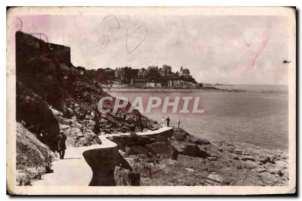 Dinard - Promenade du Moulinet — Ansicht der Malouine — Réal Photo C. A. P. Straßburg - Vorderseite