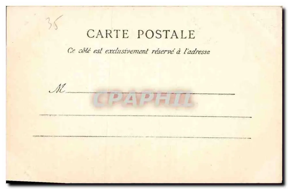 VITRE — O Castelo — Côte d’Emeraude — G.F. — n° 1488 - Verso
