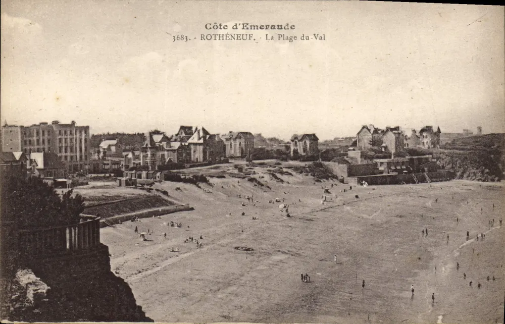 Côte d'Émeraude - A Praia do Val - ROTHÈNEUF - Frente