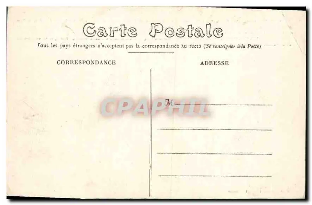 Rennes — O Palácio do Comércio — Editora: Mary Rousseau, n° 1287 - Verso