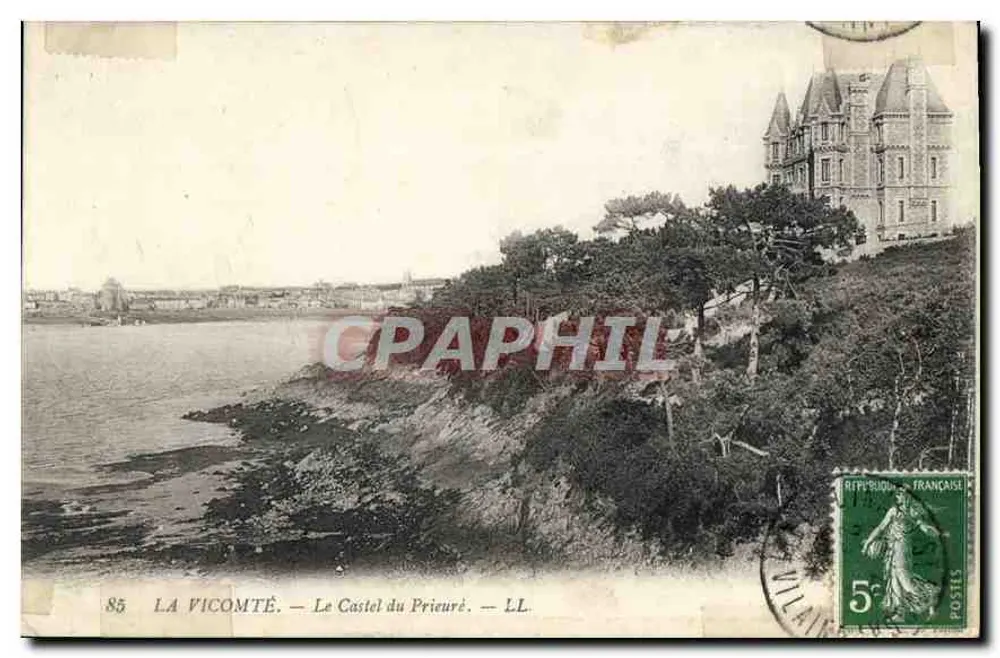 La Vicomté — O Castelo do Prieuré — LL - Frente