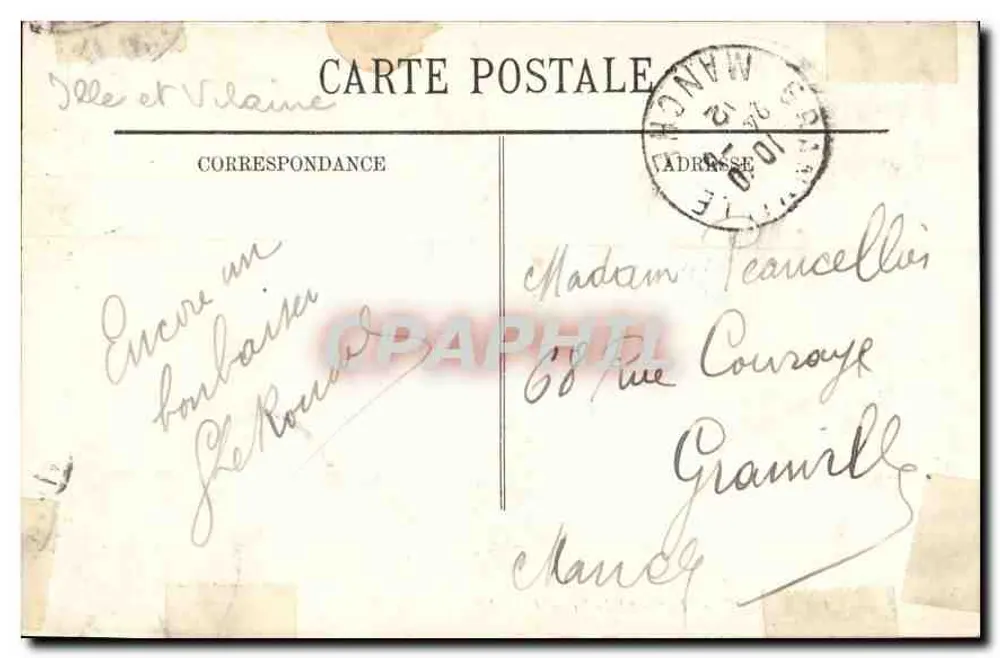 La Vicomté — O Castelo do Prieuré — LL - Verso