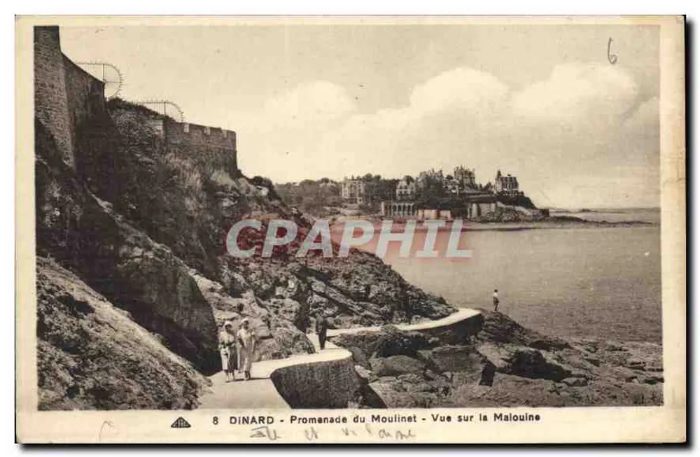 Dinard - Promenade du Moulinet - Ansicht der Malouine - Vorderseite