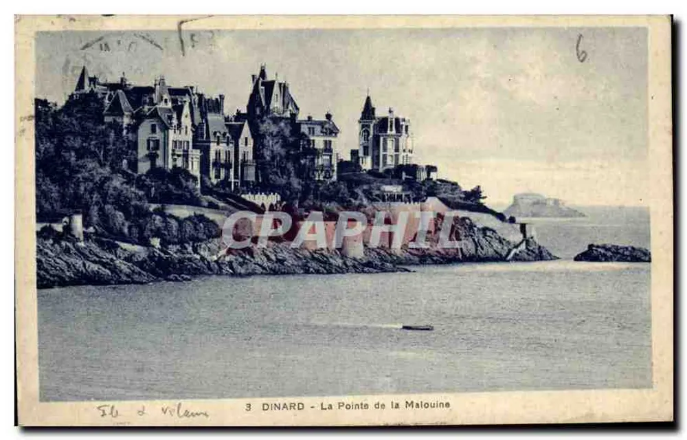 Dinard - A Ponta da Malouine — Edição Au Klindt, talabac, St-Malo — n°6 - Frente