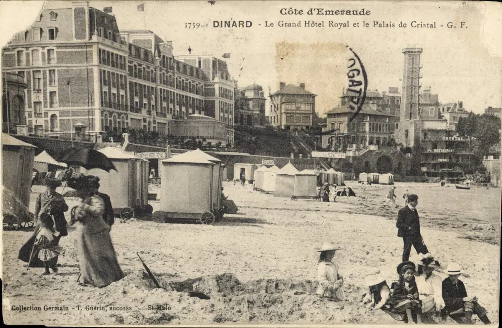Dinard - Das Grand Hotel Royal und das Palais de Cristal - G. F. - Vorderseite