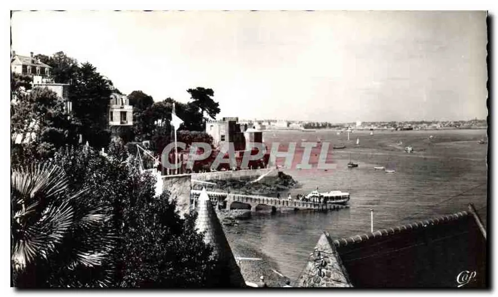 Dinard - Küste der Smaragde — Embarkation der Vedettes, Promenade im Mondlicht — Réal-Photo - Vorderseite