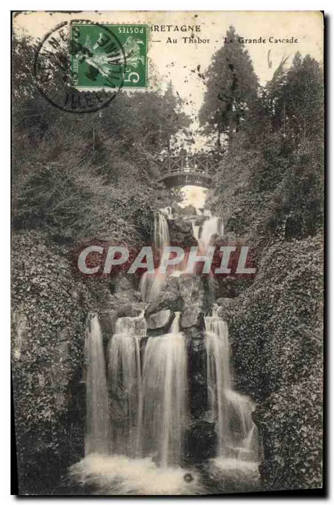 Bretaña — Au Thabor — La Grande Cascade — Editor no identificado - Anverso