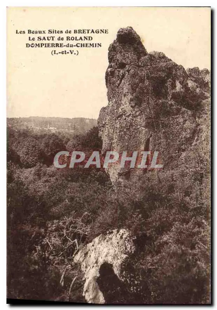 Der SAUT DE ROLAND - DOMPIERRE-DU-CHEMIN (Ille-et-Vilaine) — Die Schönen Orte der BRETAGNE - Vorderseite
