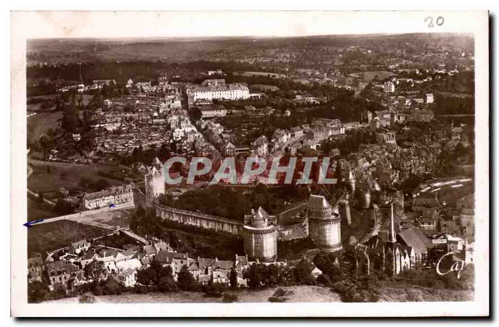Luftbild von Château-Gaillard — Schloss Château-Gaillard — Verlag Cap, Nr. 20 - Vorderseite