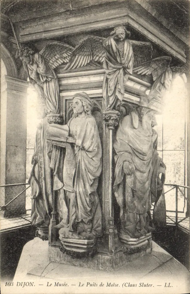 Dijon — O Museu — O Poço de Moisés (Claus Sluter) — LL. — n° 103 - Frente