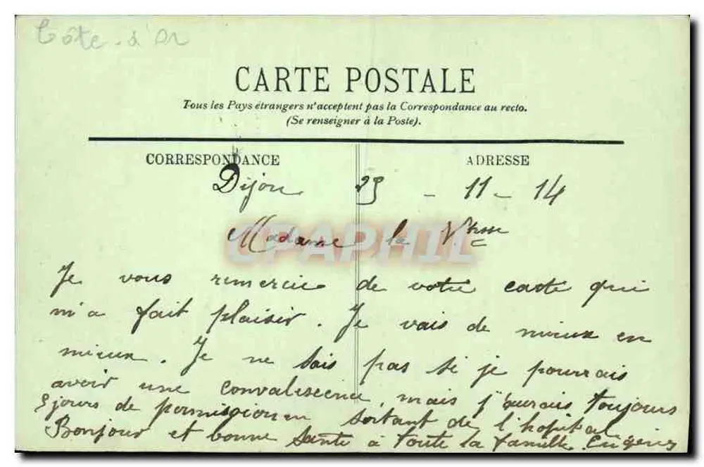 Dijon — O Museu — O Poço de Moisés (Claus Sluter) — LL. — n° 103 - Verso