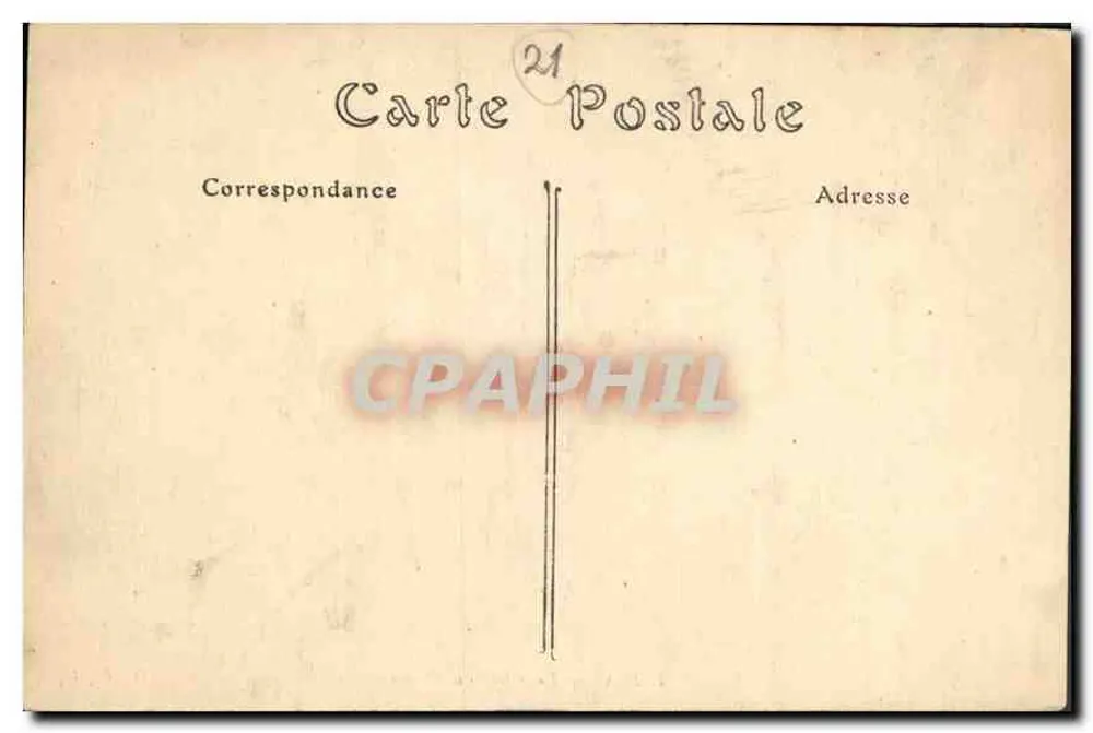 Dijon — O Castelo da Água — ND. Fot. n°56 - Verso