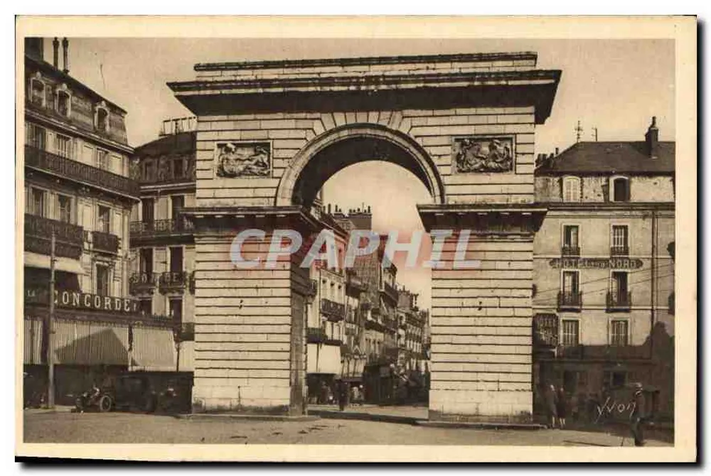 Porta Guillaume — Dijon (Côte-d'Or) — Edições de Arte Yvon, Paris - Frente