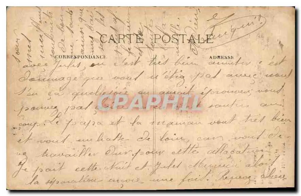 Dijon — Igreja de Nossa Senhora — fileiras de fálsicas gárgulas decorando a fachada — editor R.C. n°123 - Verso