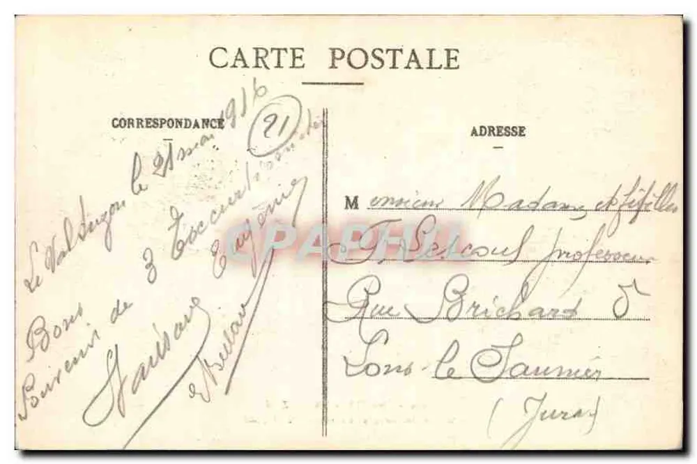 Gruta dos Grandes Seullerons — Côte-d'Or — L. V., editor - Verso