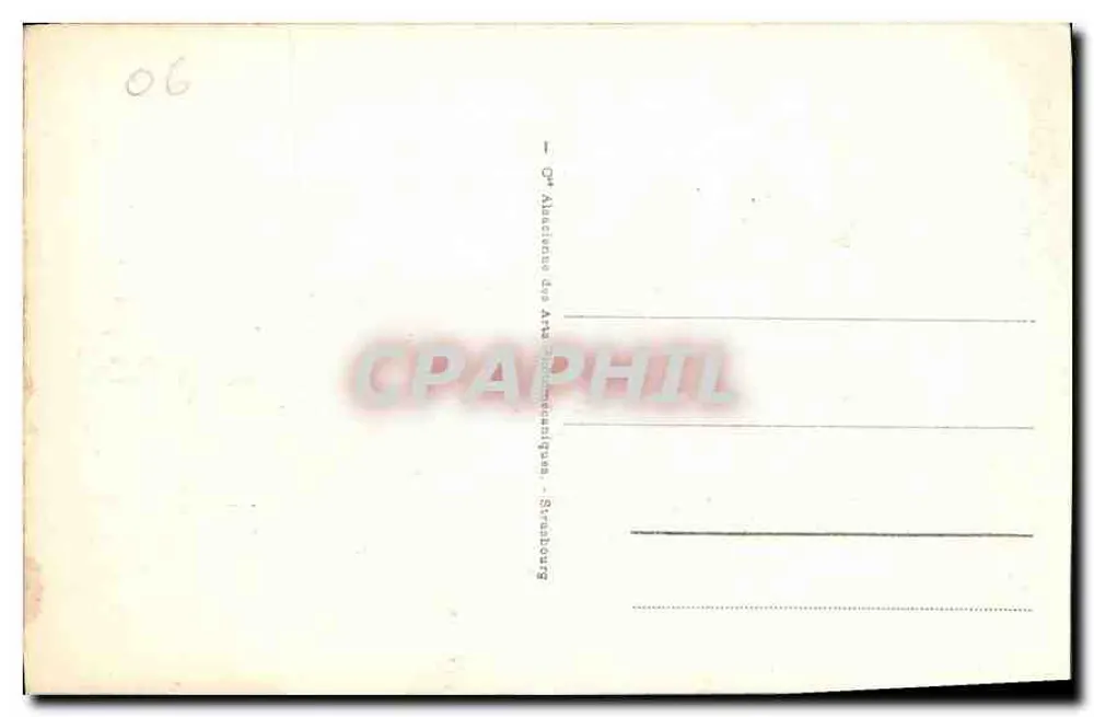Juan-les-Pins — Estudo de Agaves — Bilhete postal moderno - Verso