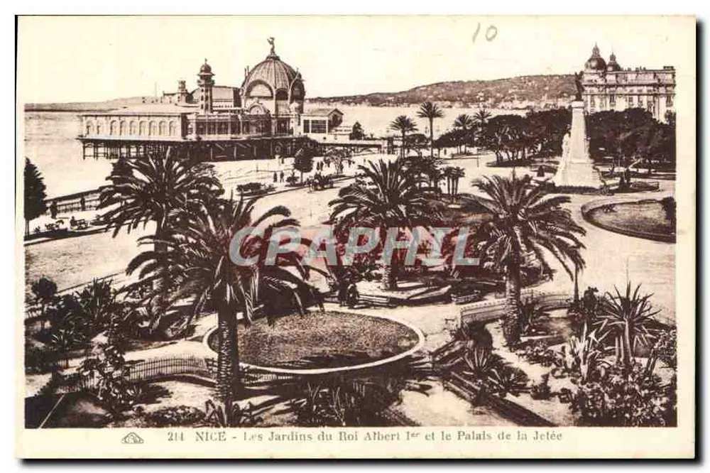 NICE - Die Gärten des Königs Albert I. und das Schloss der Jetée - Vorderseite