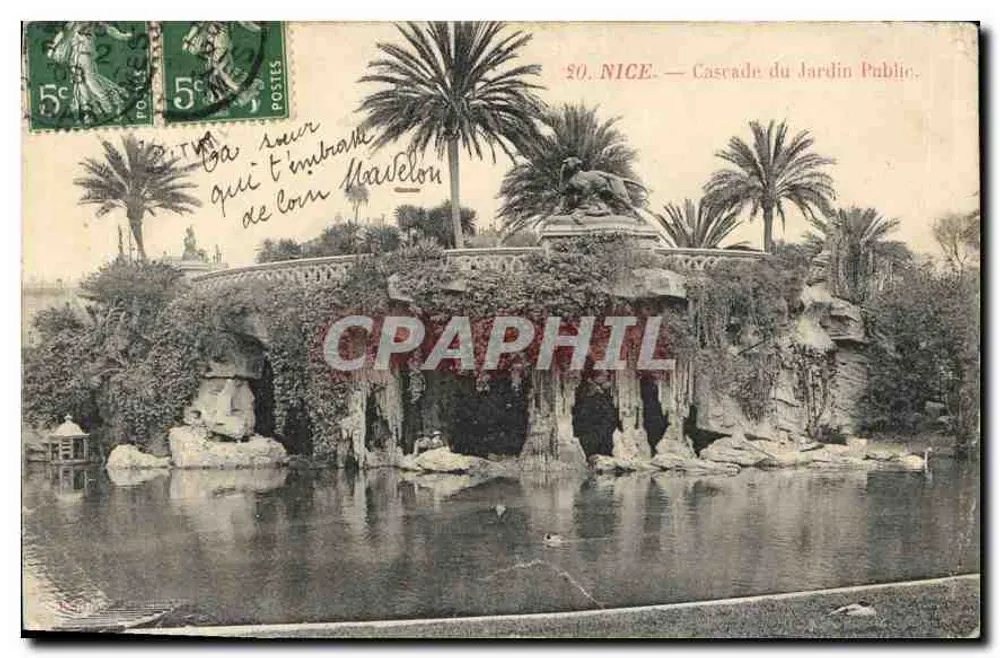 Nice — Cachoeira do Jardim Público — Editor: C. T. M. (n°20) - Frente