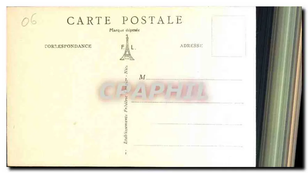 Antibes (A.-M.) — Ein Stück vom Cap bei Sonnenuntergang — FL - Rückseite