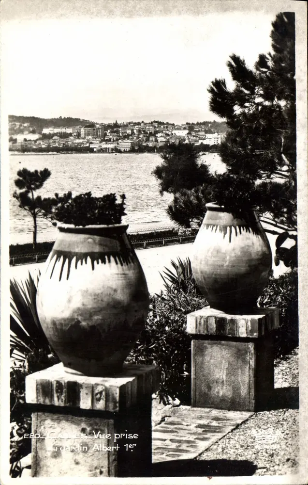 Cannes — Vista presa dal giardino Albert 1er — Éditions d'Art Munier - Recto