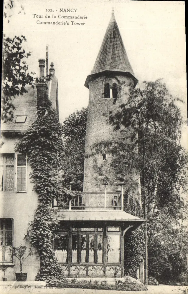 Nancy — Torre da Comendadoria — Réunies de Nancy, n°102 - Frente