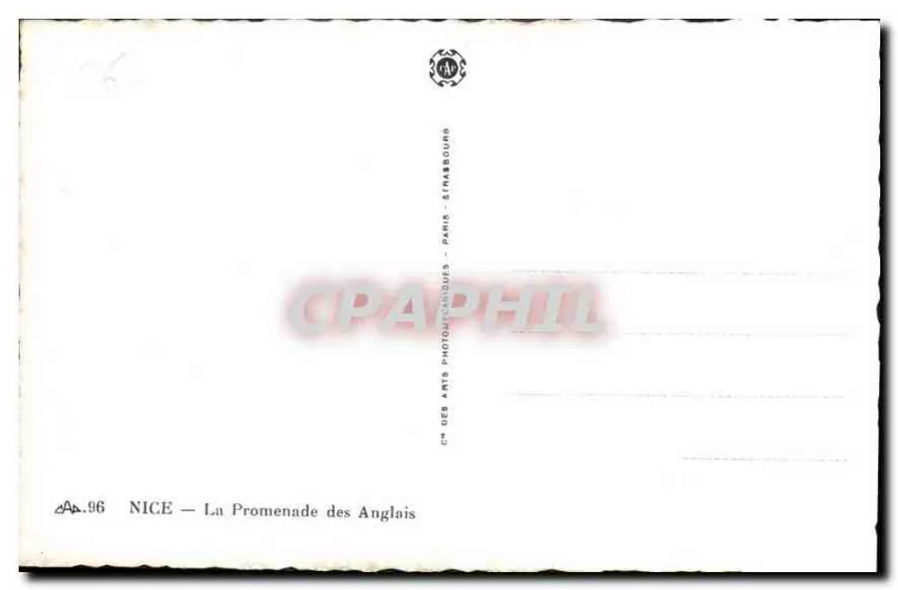 निस - एंग्लिस की प्रमोंड - फोटोग्राफिक कला के संग्रह - पेरिस - पीछे