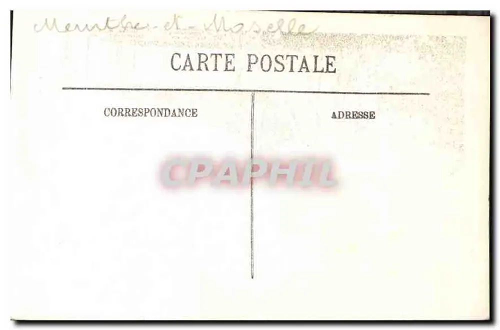 NANCY — Fonte de Netuno — Livraria V. Berger, n°21 - Verso