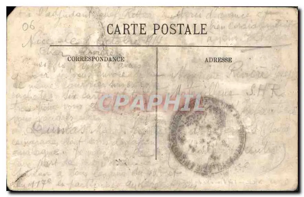 Nice — Vista geral dos Jardins — LL, n°81 - Verso