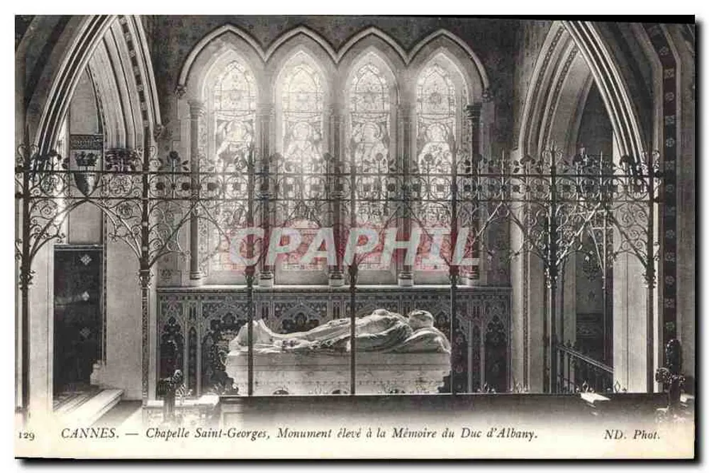 CANNES — Kapelle Saint-Georges, Denkmal für den Herzog von Albany — ND. Phot. n°129 - Vorderseite