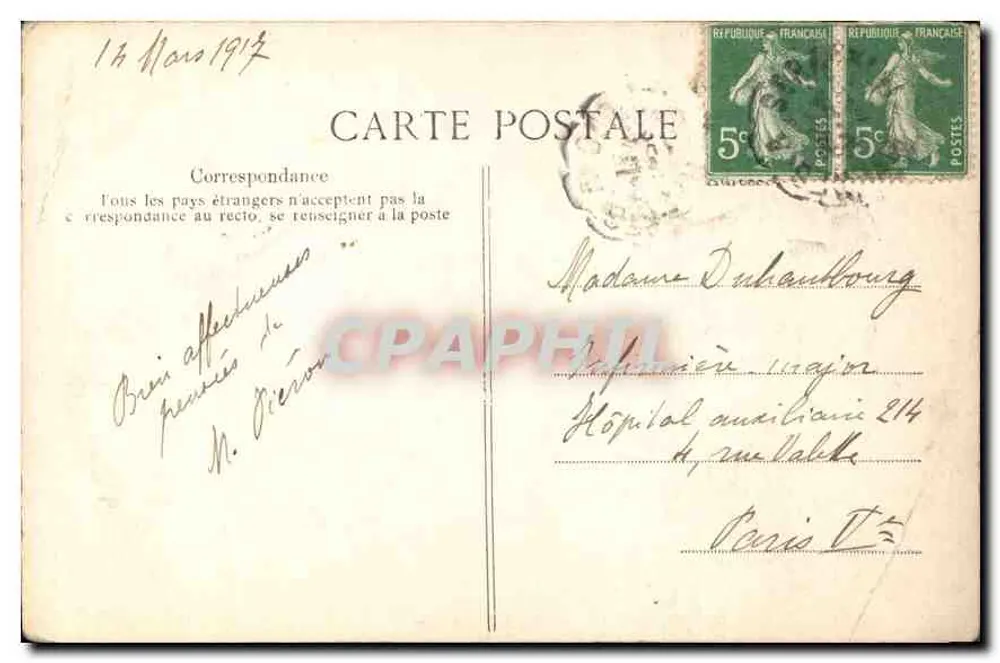 Côte d'Azur — Überblick über die Bucht von Cavalaire vom Berg Daltier aus — n° 1222 - Rückseite